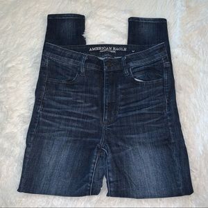 American Eagle Super high rise jeggings sz 8